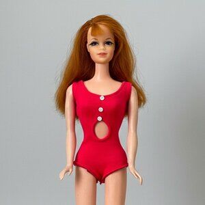 Vintage Talking Stacey Mattel Barbie Doll Red Hair Japan